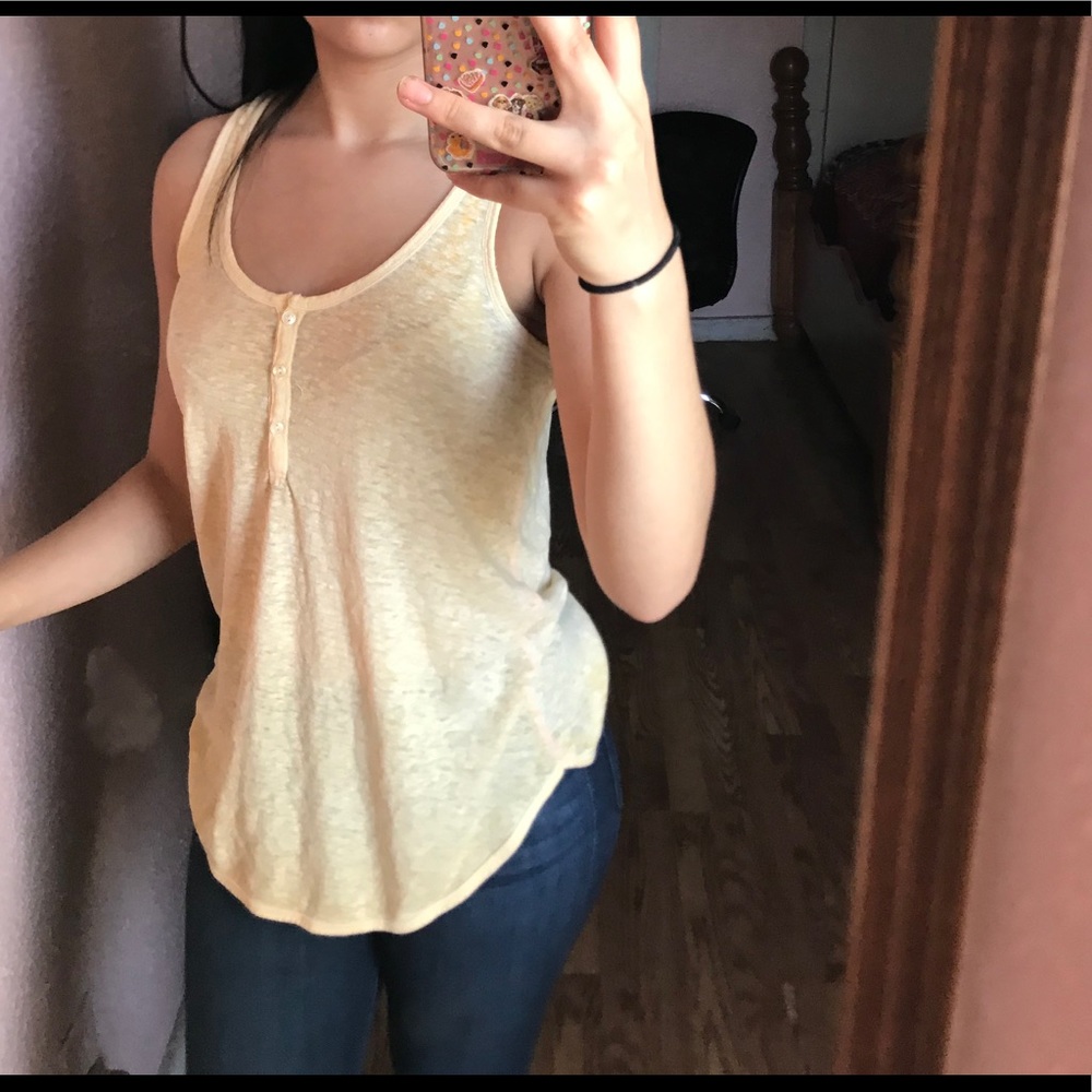 Button Down Tank Top